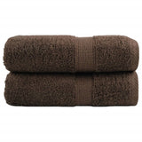 Vidaxl gastendoekjes solund 2 st 600 g m² 30x50 cm bruin