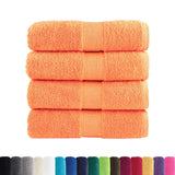 Vidaxl gastendoekjes solund 4 st 600 g m² 30x30 cm oranje