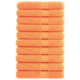 Vidaxl saunadoeken solund 10 st 600 g m² 80x200 cm oranje