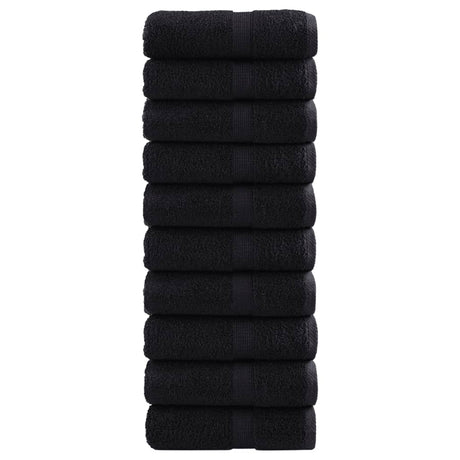 Vidaxl gastendoekjes solund 10 st 600 g m² 30x50 cm zwart
