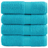 Vidaxl gastendoekjes solund 4 st 600 g m² 30x30 cm turquoise