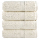 Vidaxl gastendoekjes solund 4 st 600 g m² 30x50 cm crèmekleurig