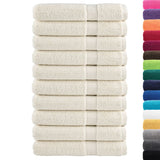 Vidaxl saunadoeken solund 10 st 600 g m² 80x200 cm crèmekleurig