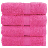 VidaXL Gastendoekjes SOLUND 4 st 600 g m² 30x30 cm roze