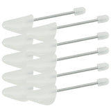 Vidaxl schoenspanners 5 paar eu 38-44 kunststof wit
