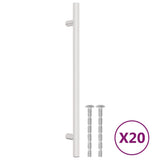 Vidaxl handvatten 20 st 192 mm roestvrij staal zilverkleurig