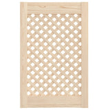 Vidaxl kastdeuren met latwerk 2 st 39,5x61,5 cm massief grenenhout
