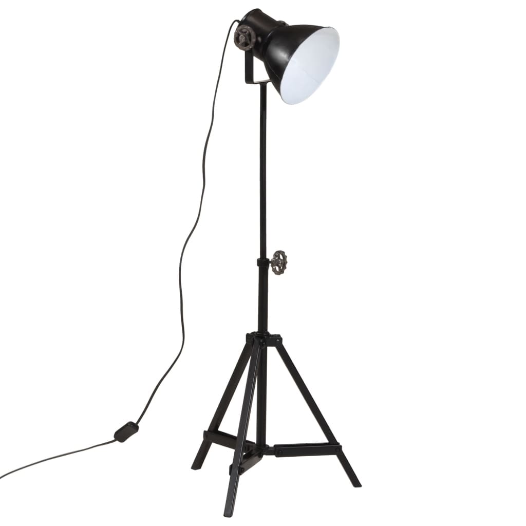 Vidaxl vloerlamp 25 w e27 35x35x65 95 cm zwart