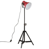 Vidaxl vloerlamp 25 w e27 35x35x65 95 cm verweerd rood