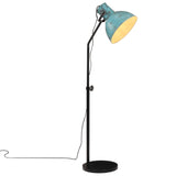 Vidaxl vloerlamp 25 w e27 30x30x90 150 cm verweerd blauw