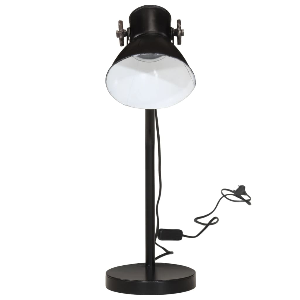 VidaXL Bureaulamp 25 W E27 17x17x60 cm zwart