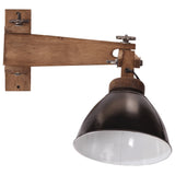 VidaXL Wandlamp 25 W E27 zwart