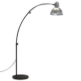 Vidaxl vloerlamp 25 w e27 150 cm vintage zilverkleurig