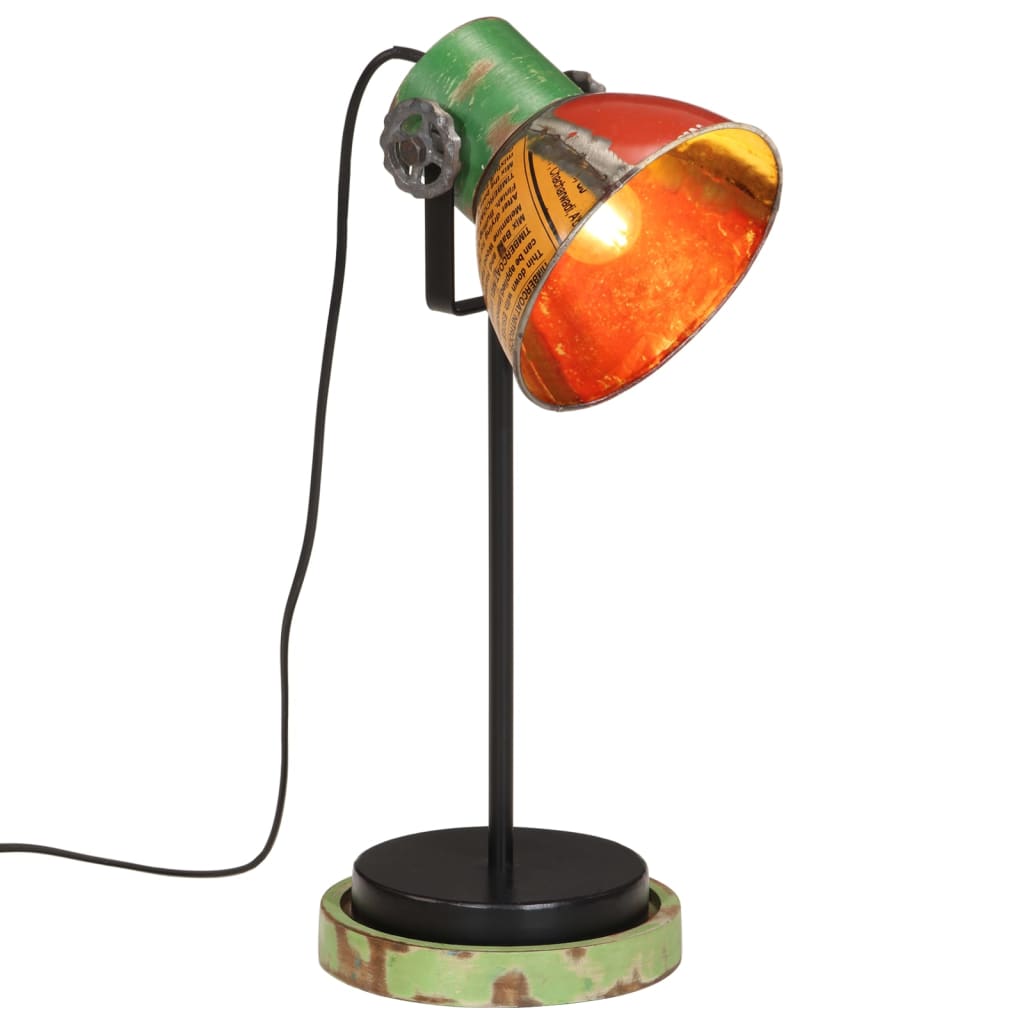 VidaXL Bureaulamp 25 W E27 17x17x50 cm meerkleurig