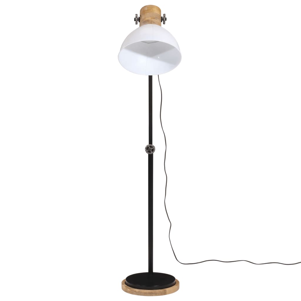 Vidaxl vloerlamp 25 w e27 30x30x100-150 cm wit