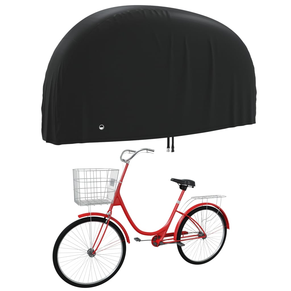 VidaXL Fietshoes 200x70x110 cm 190T oxford zwart