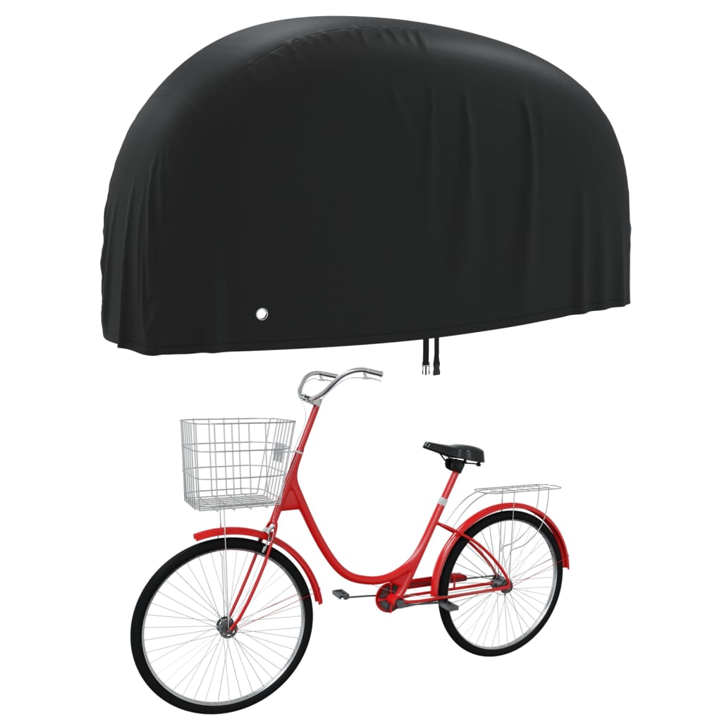 VidaXL Fietshoes 200x85x110 cm 190T oxford zwart