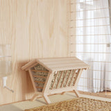 Vidaxl hooiruif voor konijnen 44x33x33 cm massief vurenhout