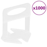 Vidaxl nivelleerklemmen voor tegels 1000 st 2 mm