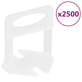 Vidaxl nivelleerklemmen voor tegels 2500 st 2 mm