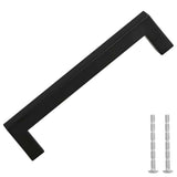 Vidaxl handvatten 10 st 128 mm roestvrij staal zwart