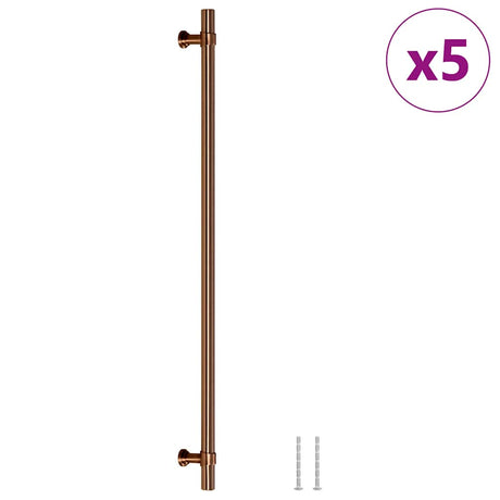 Vidaxl handvatten 5 st 320 mm roestvrij staal bronskleurig