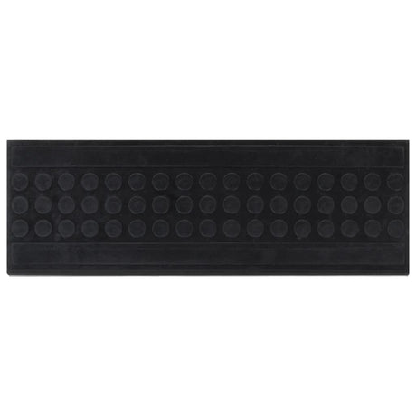 Vidaxl trapmatten 10 st 25x75 cm rubber