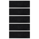 Vidaxl trapmatten 5 st 25x75 cm rubber