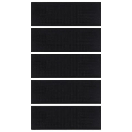 Vidaxl trapmatten 5 st 25x75 cm rubber