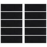 Vidaxl trapmatten 10 st 25x75 cm rubber