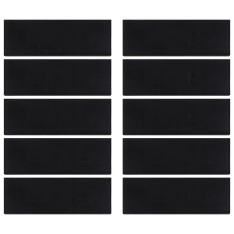 Vidaxl trapmatten 10 st 25x75 cm rubber