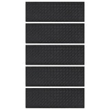 Vidaxl trapmatten 5 st 25x75 cm rubber