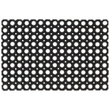 Vidaxl deurmat rechthoekig 60x80 cm rubber
