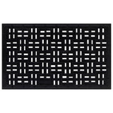 Vidaxl deurmat rechthoekig 45x75 cm rubber