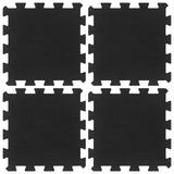 Vidaxl rubbertegels 4 st 16 mm 30x30 cm zwart