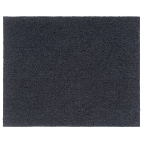 Vidaxl deurmat 80x100 cm getufte kokosvezel donkergrijs