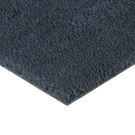 Vidaxl deurmat 80x100 cm getufte kokosvezel donkergrijs