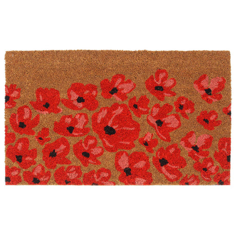 Vidaxl deurmat 45x75 cm getufte kokosvezel naturel