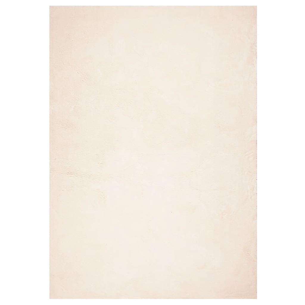 Vidaxl vloerkleed huarte laagpolig zacht wasbaar 120x170 cm beige