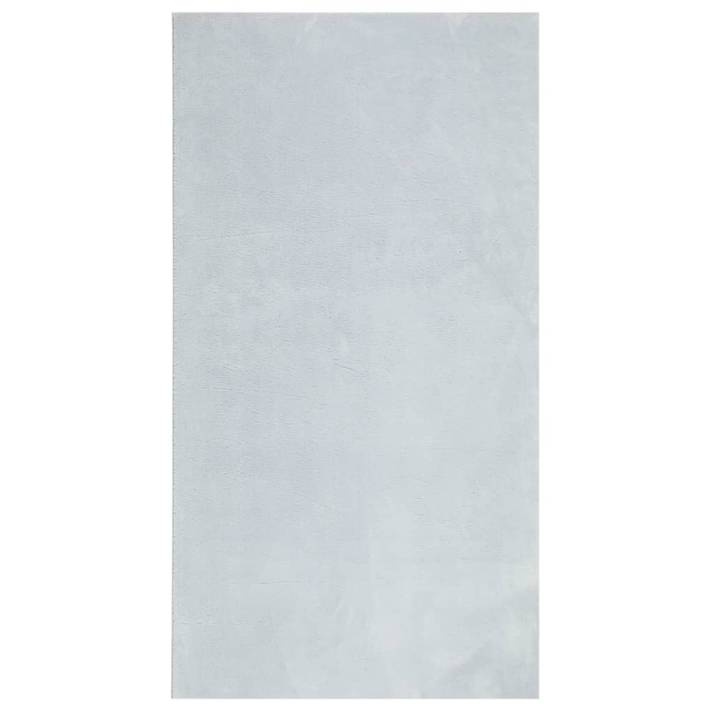 Vidaxl vloerkleed huarte laagpolig zacht wasbaar 80x150 cm blauw