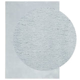 Vidaxl vloerkleed huarte laagpolig zacht wasbaar 160x230 cm blauw
