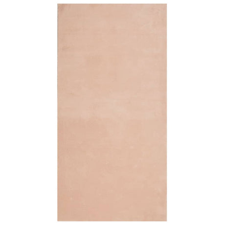 Vidaxl vloerkleed huarte laagpolig zacht wasbaar 100x200 cm roze