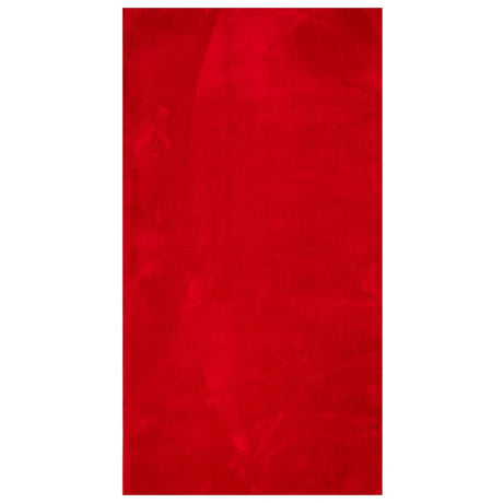 VidaXL Vloerkleed HUARTE laagpolig zacht wasbaar 80x150 cm rood