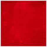 Vidaxl vloerkleed huarte laagpolig zacht wasbaar 120x120 cm rood