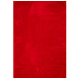 Vidaxl vloerkleed huarte laagpolig zacht wasbaar 140x200 cm rood