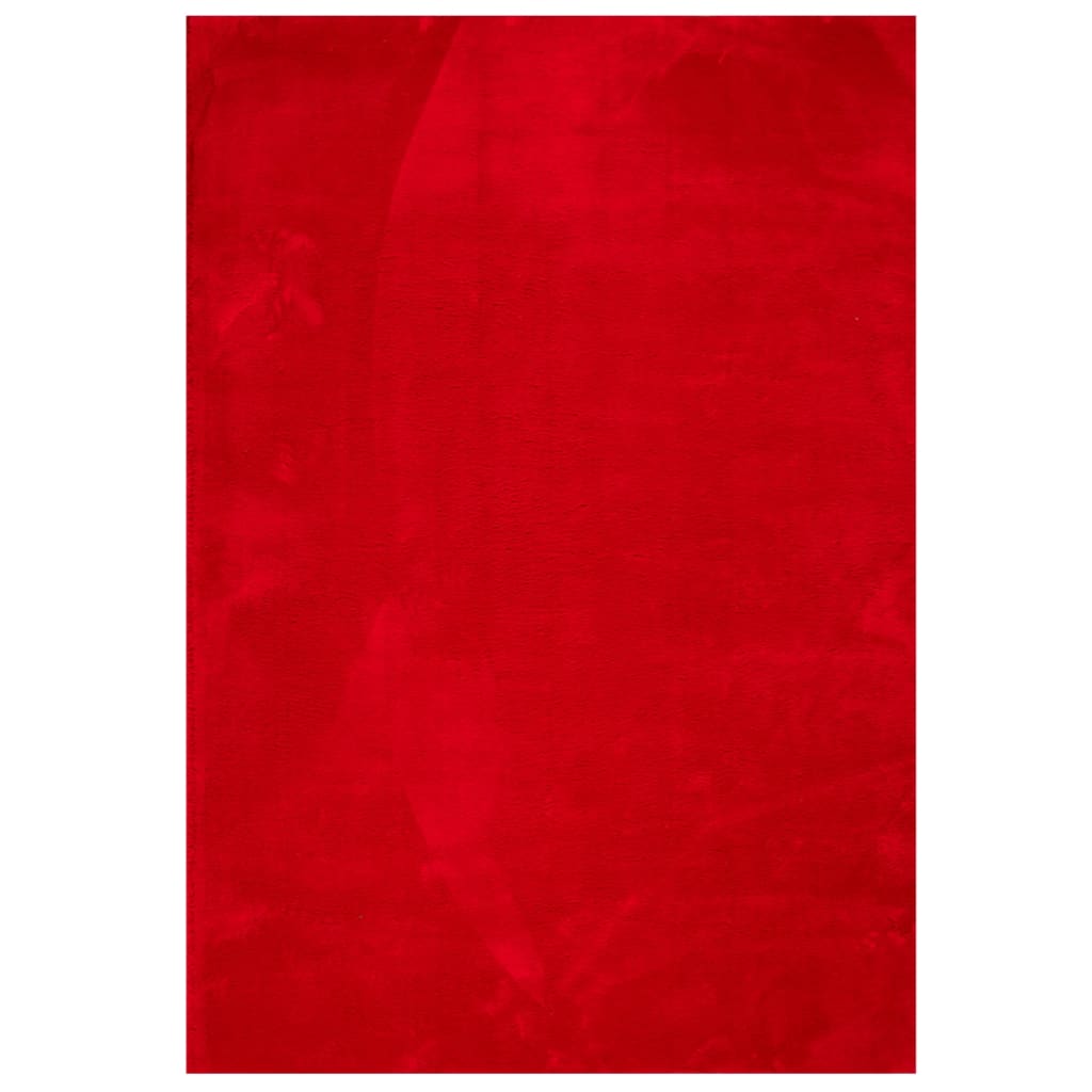 Vidaxl vloerkleed huarte laagpolig zacht wasbaar 160x230 cm rood