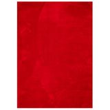 Vidaxl vloerkleed huarte laagpolig zacht wasbaar 240x340 cm rood