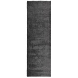 Vidaxl vloerkleed pamplona shaggy hoogpolig modern 80x250 cm antraciet