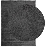 Vidaxl vloerkleed pamplona shaggy hoogpolig 240x340 cm antraciet
