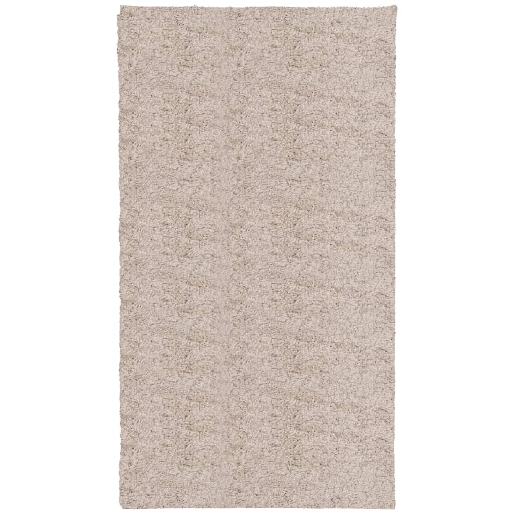 Vidaxl vloerkleed pamplona shaggy hoogpolig modern 60x110 cm beige